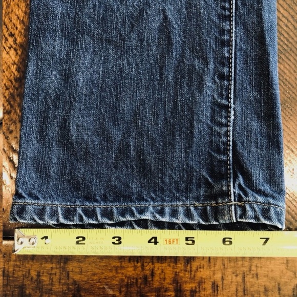 Express Jeans Rocco Slim Skinny Fit Mens size 33x32 Dark blue wash - Picture 4 of 13